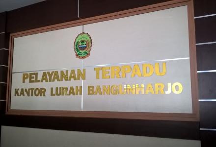 BANGUNHARJO MENYELENGGARAKAN PELAYANAN TERPADU