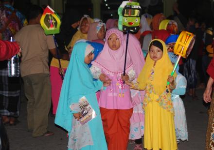 Gema Takbir Ramaikan Malam Menjelang Idul Fitri di Dusun Semail