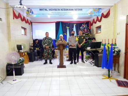 Panewu Sewon Menghadiri Perayaan Natal Di Gereja Baptis Indonesia Saman 