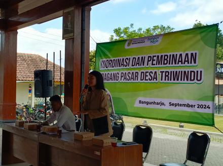 Koordinasi dan Pembinaan Pedagang Pasar Desa Triwindu oleh Pemerintah Kalurahan Bangunharjo