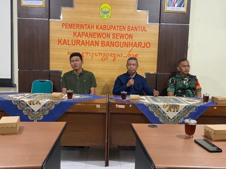 Rapat Koordinasi Jagawarga Bangunharjo: Penguatan Fasilitas dan Sinergi Keamanan Lingkungan