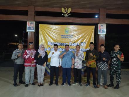 Pembinaan dan Pembagian Insentif Ketua RT se-Kalurahan Bangunharjo